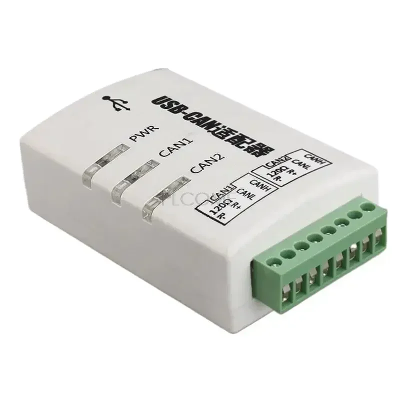 

Professional 2 Ports USB-CAN USB CAN BUS USBCAN II CANopen J1939 DeviceNet Analyzer ZLG, English Manual and Software