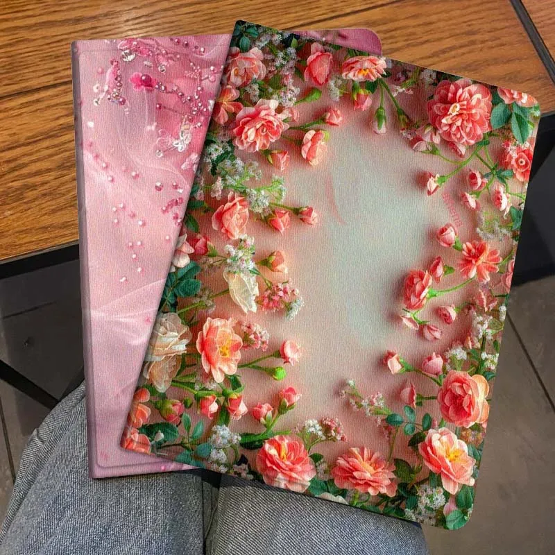 

Flower Art Beautiful Gift For Honor Pad 8 V8 9 GT MagicPad 13 3 2 Tab MatePad Pro Air 12 X 12.6 Foldable Tablet Case