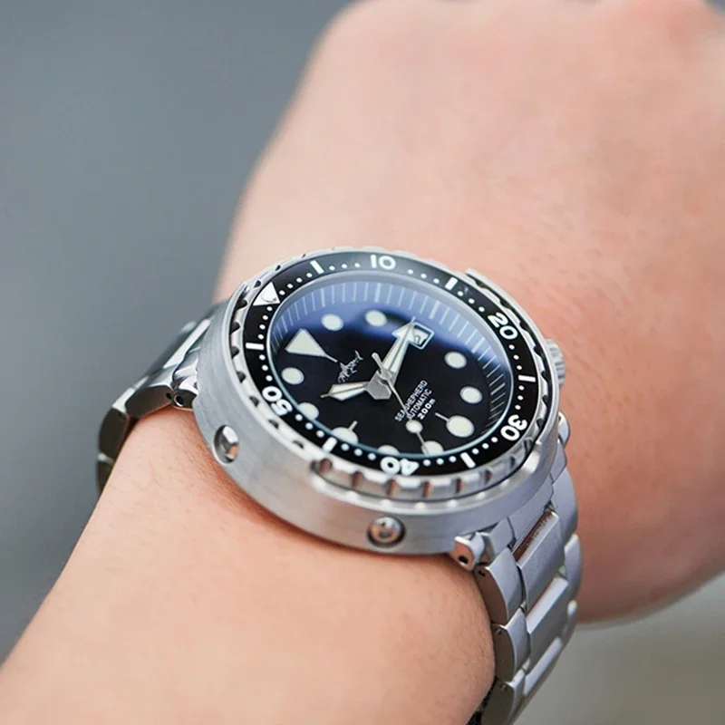 Heimdallr-男性用ダイビングウォッチ,スポーツ,seiko nh35ムーブメント,防水200m,超発光,skx007オマージュ