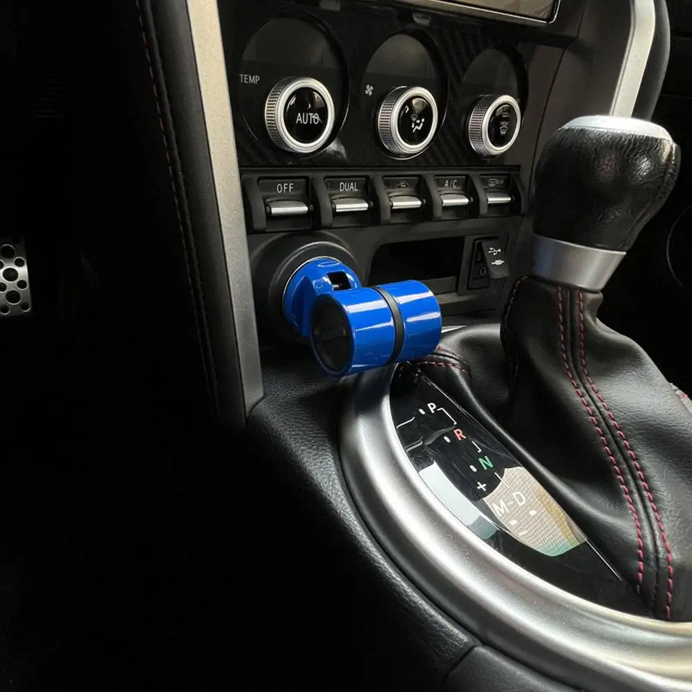 Botón de arranque de coche, palanca de cubierta de botón de encendido automático, regalo de arranque basculante automotriz, botón de motor de coche One-T C0E8