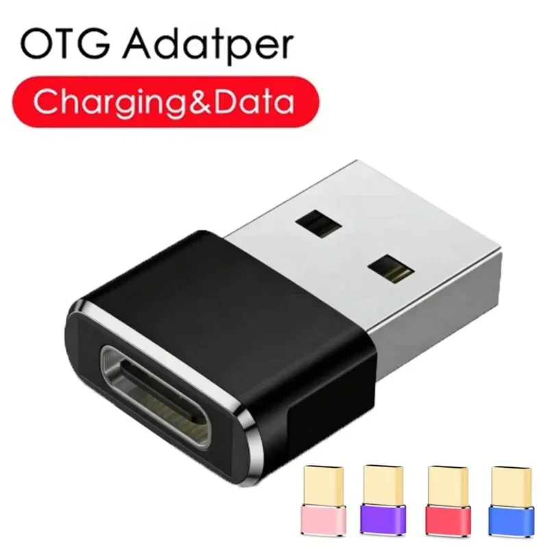 1/5Pcs Data Sync Converter Adapter For Devices For Laptops Computer Android Phone USB To Type C Adapter Computer Phone Accessory