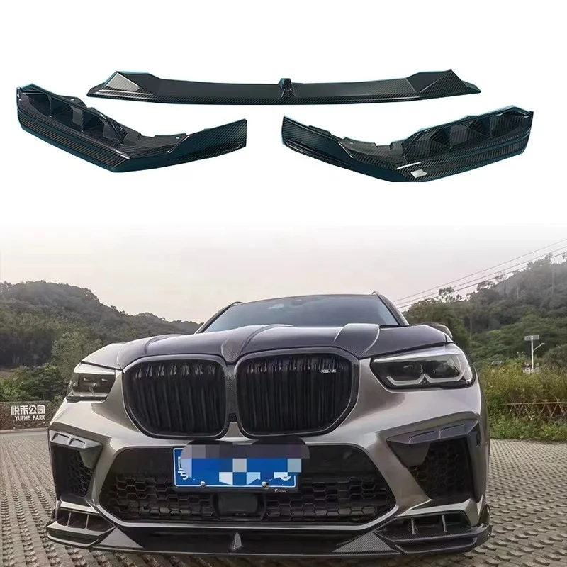 

F95 X5M pre-LCI LD Style Dry Carbon Fiber Front Lip Perfect Fit