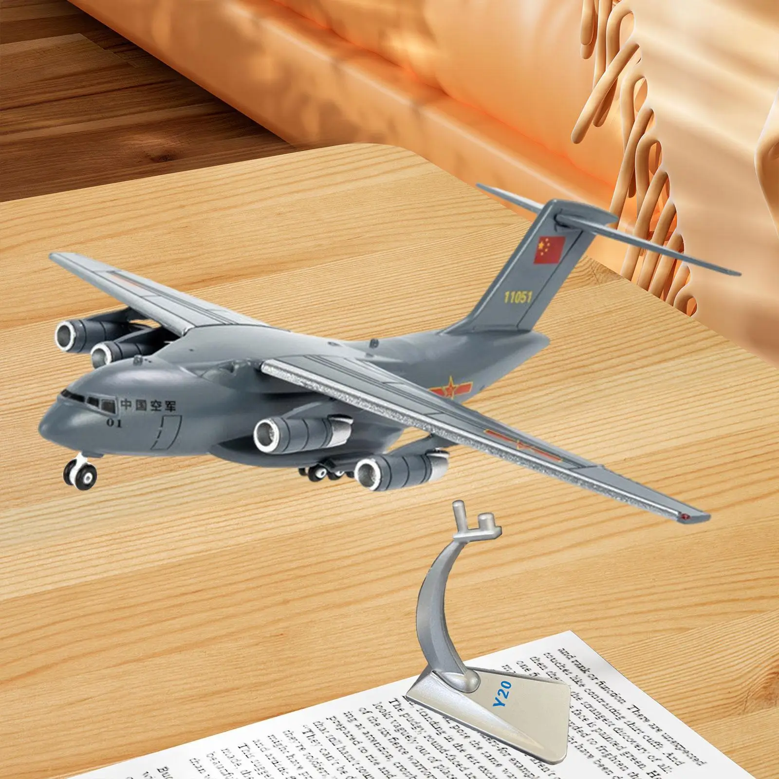 

1/260 Xian Y-20 Transport Aircraft Desktop Decoration Airplane Chinese Plane for