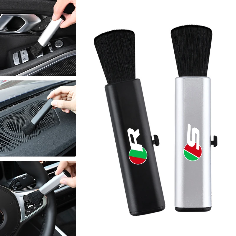 For Jaguar R sport S SVR Xfr Xf F Tempo E Tempo Xe Xj Xjr Kx Car Retractable Cleaning Brush Air Outlet Cleaning Soft Brush