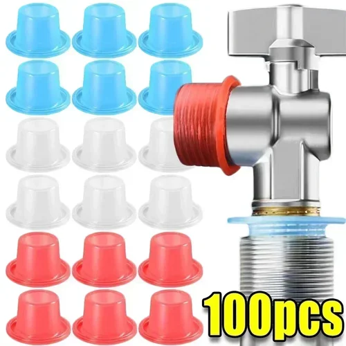 Imagen 1 del producto Junta de sellado a prueba de fugas para grifo de silicona, arandela de manguera de tubo roscado, junta tórica de sellado sin costuras para enchufe de plomería, previene fugas