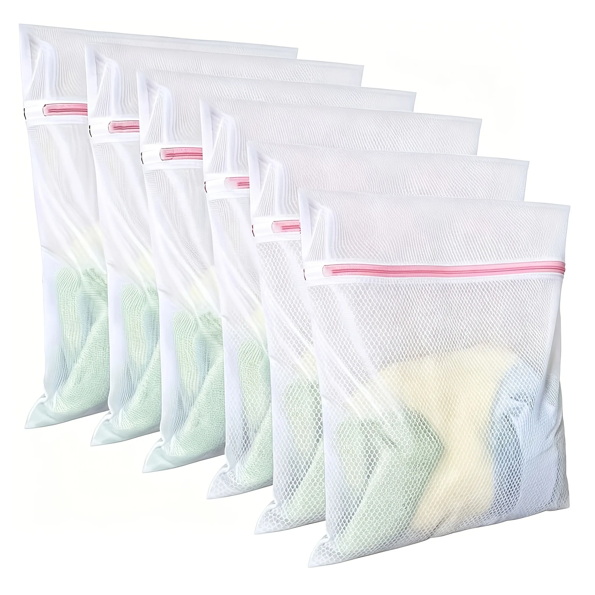 1/3PCS Durable Mesh Laundry Bag With Zipper For Delicate Underwear And Clothes Designed For Washing Machine
