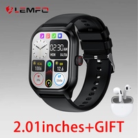 LEMFO LT10 Smartwatch for Men 2.01'' Inch Color Screen Bluetooth Call Blood Oxygen/Sleep monitoring  smart watch 2024