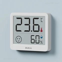 New DUKA Atuman 2.5 Inch LCD Electronic Digital Temperature Humidity Meter Indoor Mini Thermometer Hygrometer Weather Sensor