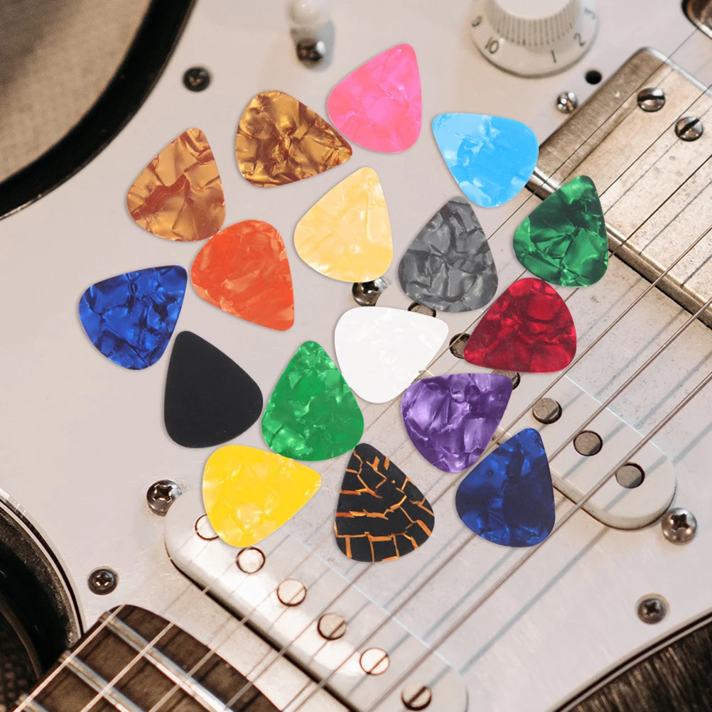 

30 Pcs Acoustic Guitar Pick Picks Electric Light Heavy Bulk Cute Ukulele Mandolin