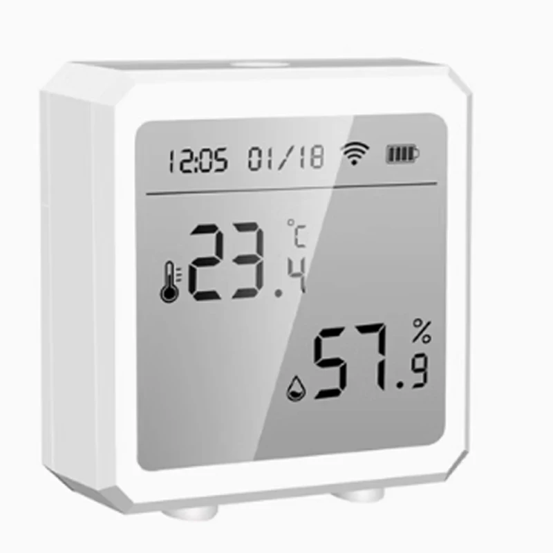 Doodle WiFi inteligente sensor de temperatura e umidade ZigBee termômetro eletrônico bebê celular alarme em tempo real