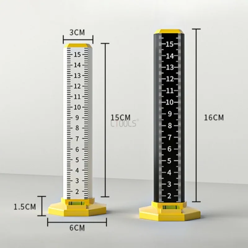 1/2/4pcs Light Steel Keel Leveling Artifact Ceiling Special Ruler Equal Height Gradienter Stick Wall Lay Floor Tiles Tool