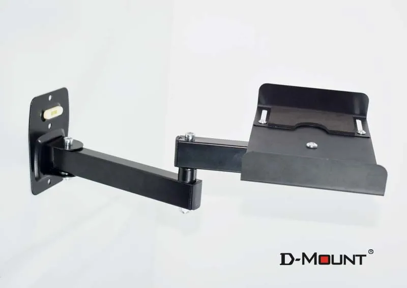 D-MOUNT XP-W112 STEEL UNIVERSAL Speaker Wall Mount Bracket Long Arm Stretch 120mm-230mm Clamp Adjustable 15kg