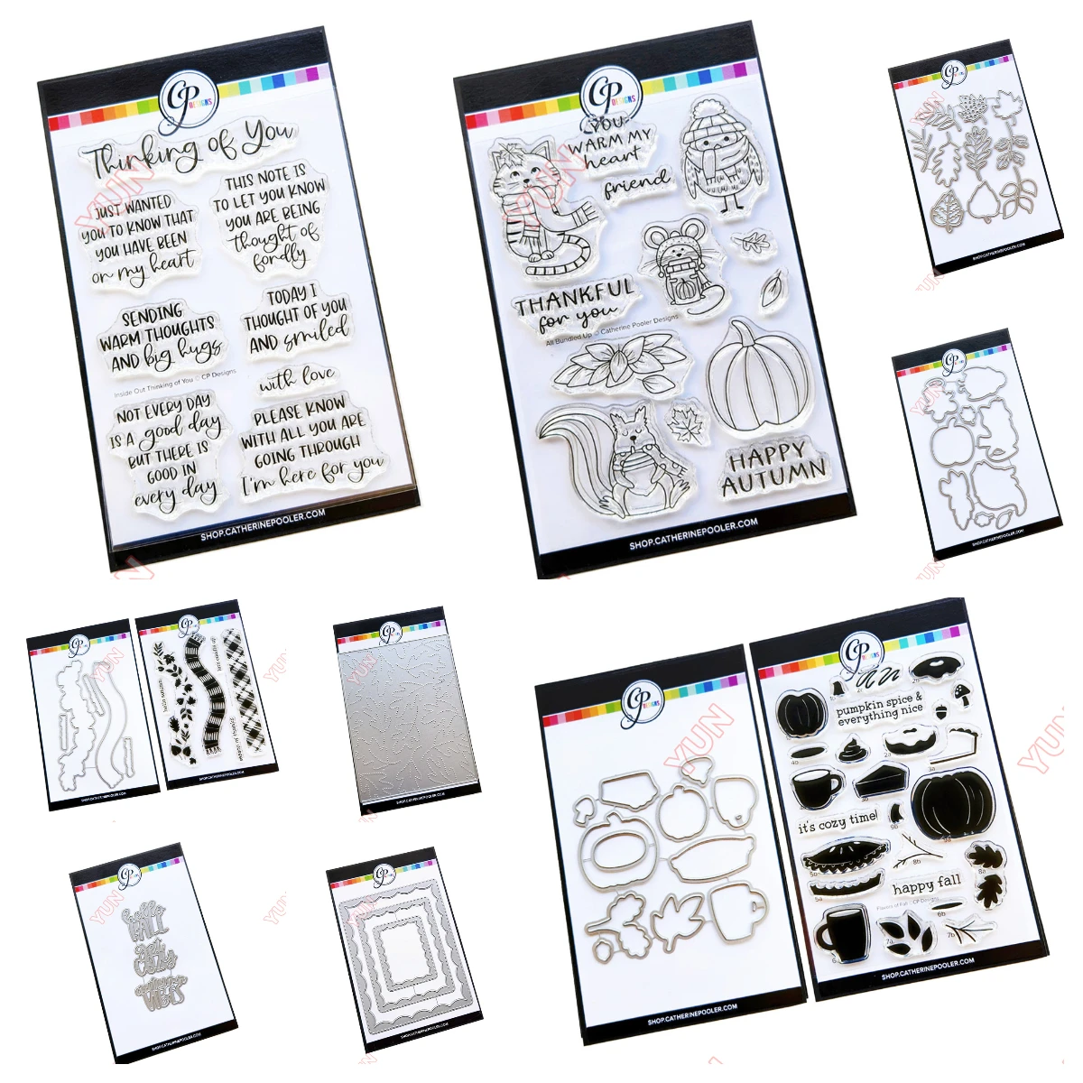 

Falling Foliage Path Cover Plate Die Flavors of Fall Sentiments Stamps Set 2025 New Dies DIY Scrapbooking DIY Paper Card Carft