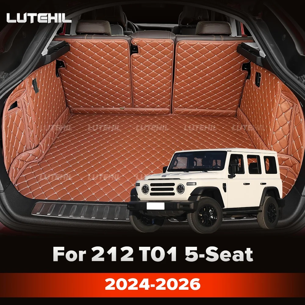 Für 212 T01 5-Sitzer 2024 2025 2026 Auto Vollständige Kofferraummatte Schutzpolster Laderaumauskleidung Innenraumzubehör