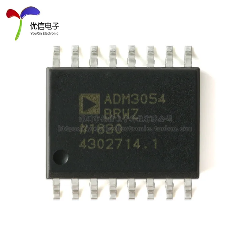 10PCS original authentic ADM3054BRWZ-RL7 SOIC-16 signal isolation high-speed CAN transceiver chip  