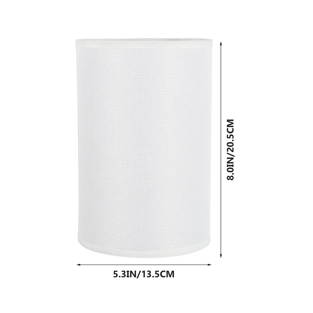 

Round Lamp Shade 1 Pack Fabric Cover Pendant Lamp Shade Decorative Dust Insect Protection Bedroom Living Room Ceiling Wall Table
