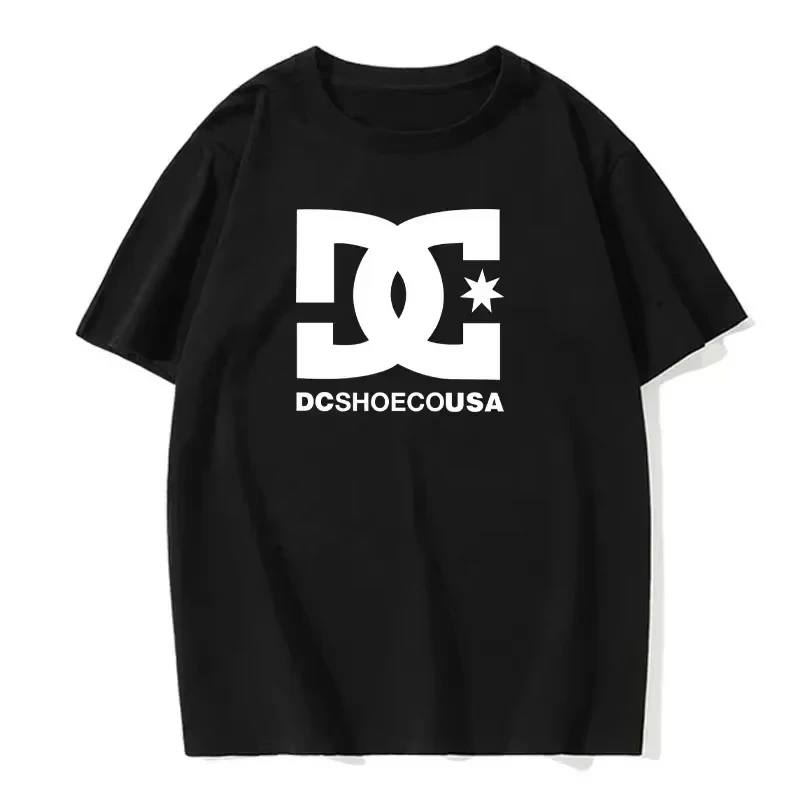 

Summer fashion luxury printing casual fashion O neck comfortable T-shirt men and women can wear simple style