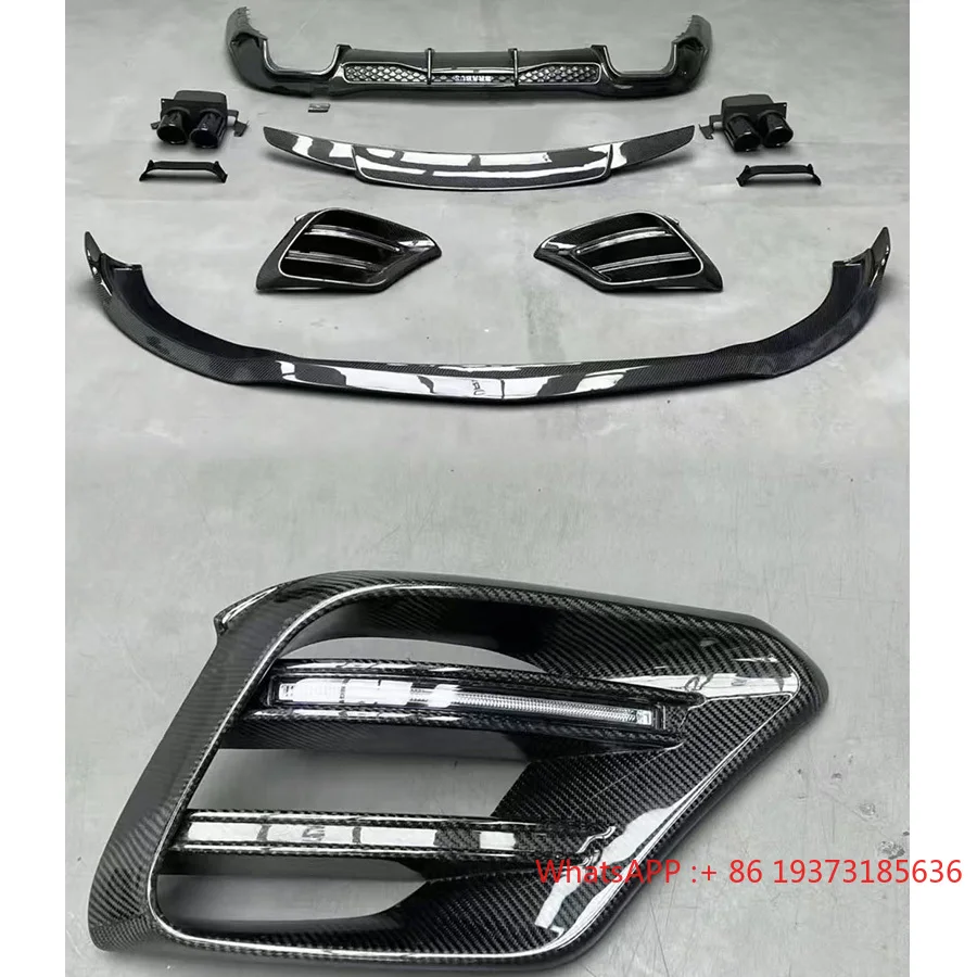 Car Body Kits for Mercedes Benz S Class W223 Body Kit Update to B Style Front Rear Bumper Diffuser Exhaust Body Kit