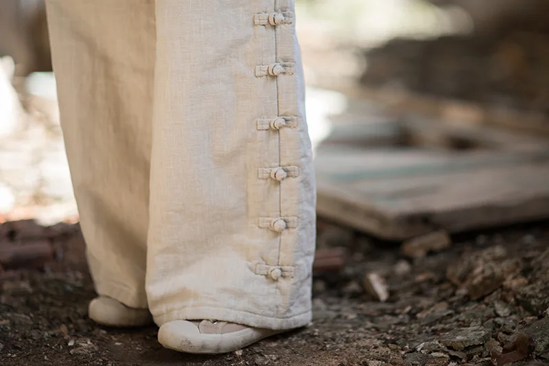 بنطال مبطن من الكتان الشتوي لعام 2025: تصميم أصلي، متعدد الاستخدامات ومقاس الساق المستقيمة #5