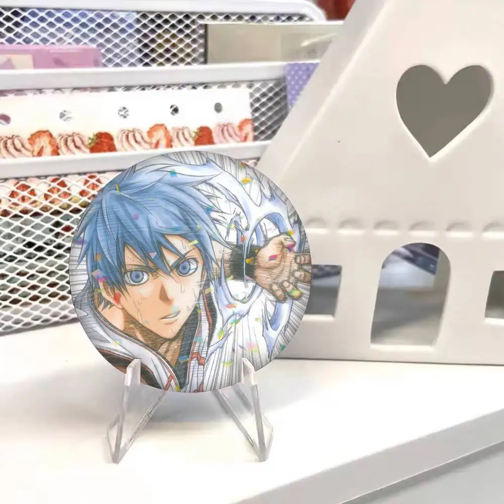 Anime K-Kurokos Basketball 25 32 44 58 75mm Badges Personalized Round Brooches Pins Accessory Gift