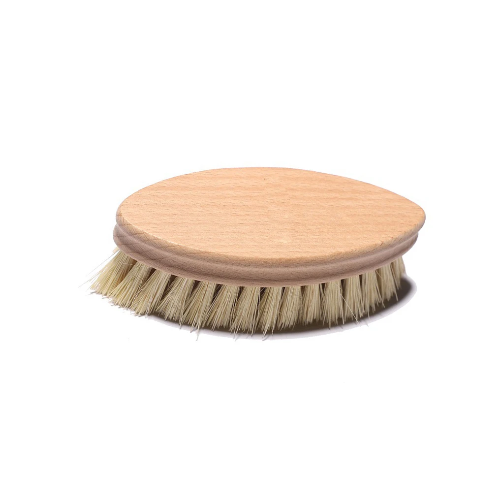 Laundry Brush Short Handle Convenient Wood Cleaning Tool Kitchen Bathroom Supplies Vegetable Scrubber Bamboo Sisal