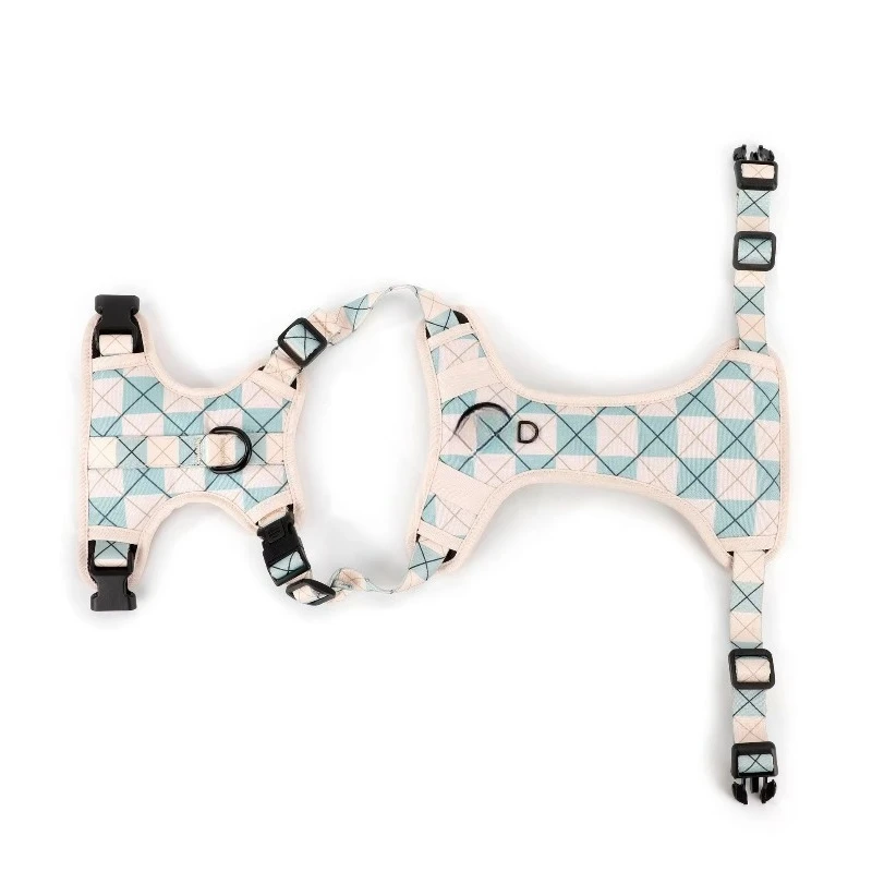 Unique harness and leash Dog harness set Twill dog collar leash Pet leash and collar set Pet dog accessories