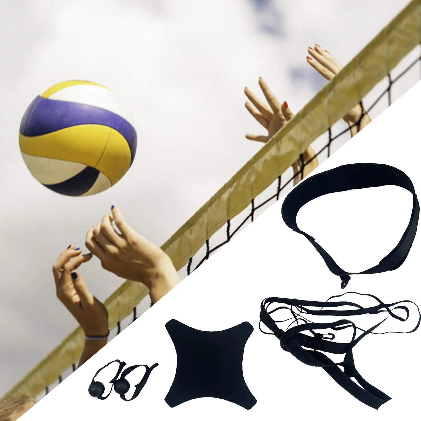 Volleyball Training Equipment Adjustable Rope and Waist Length Football Training Belt for Arm Swing Perfect Volleyball Gift