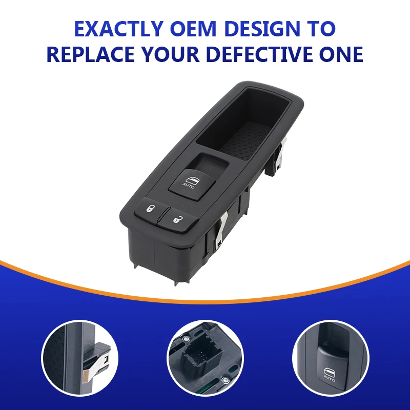NEW HNROCK 56046822AD Glass Lift Switch for Dodge, Chrysler, Jeep Electric Master Window Switch