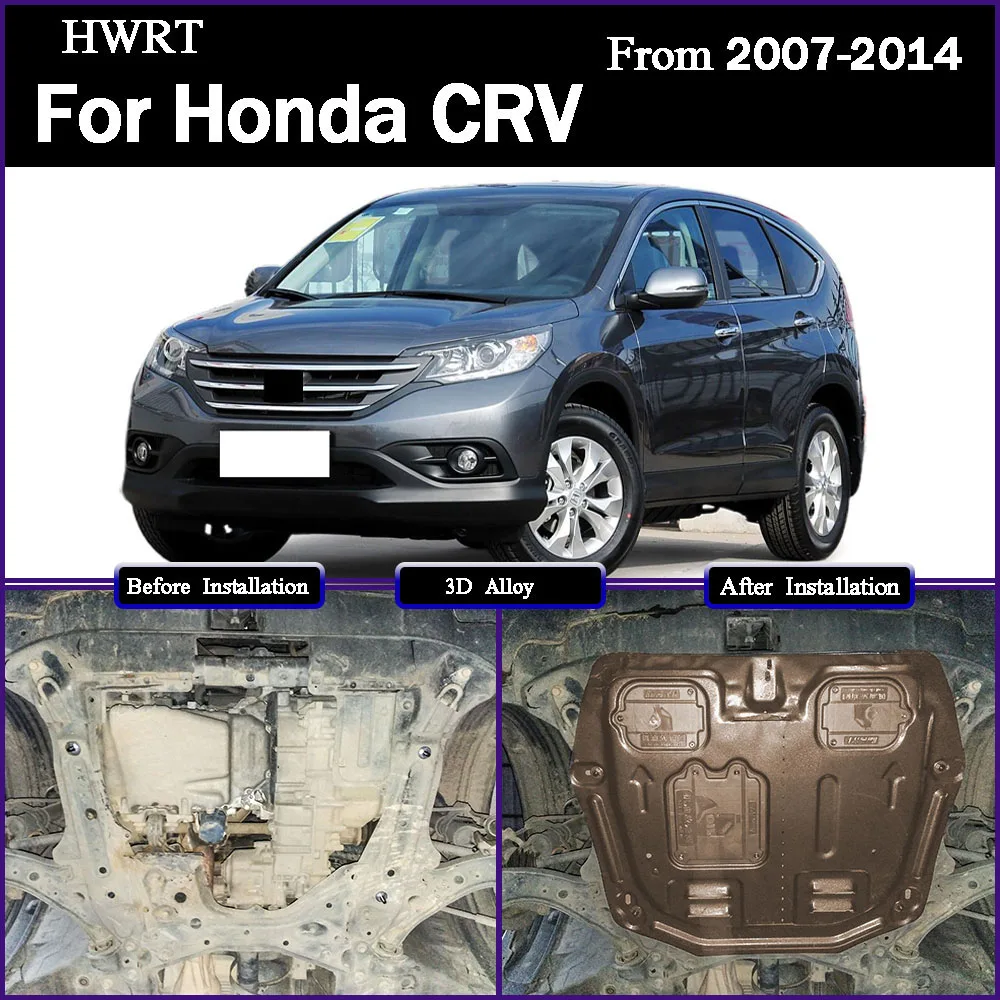 

Engine Base Guard Shield Splash Mud Flap Gear Box Under Fender Cover Board Plate Accessories For Honda CRV 2007-2014 2.0L 2.4L