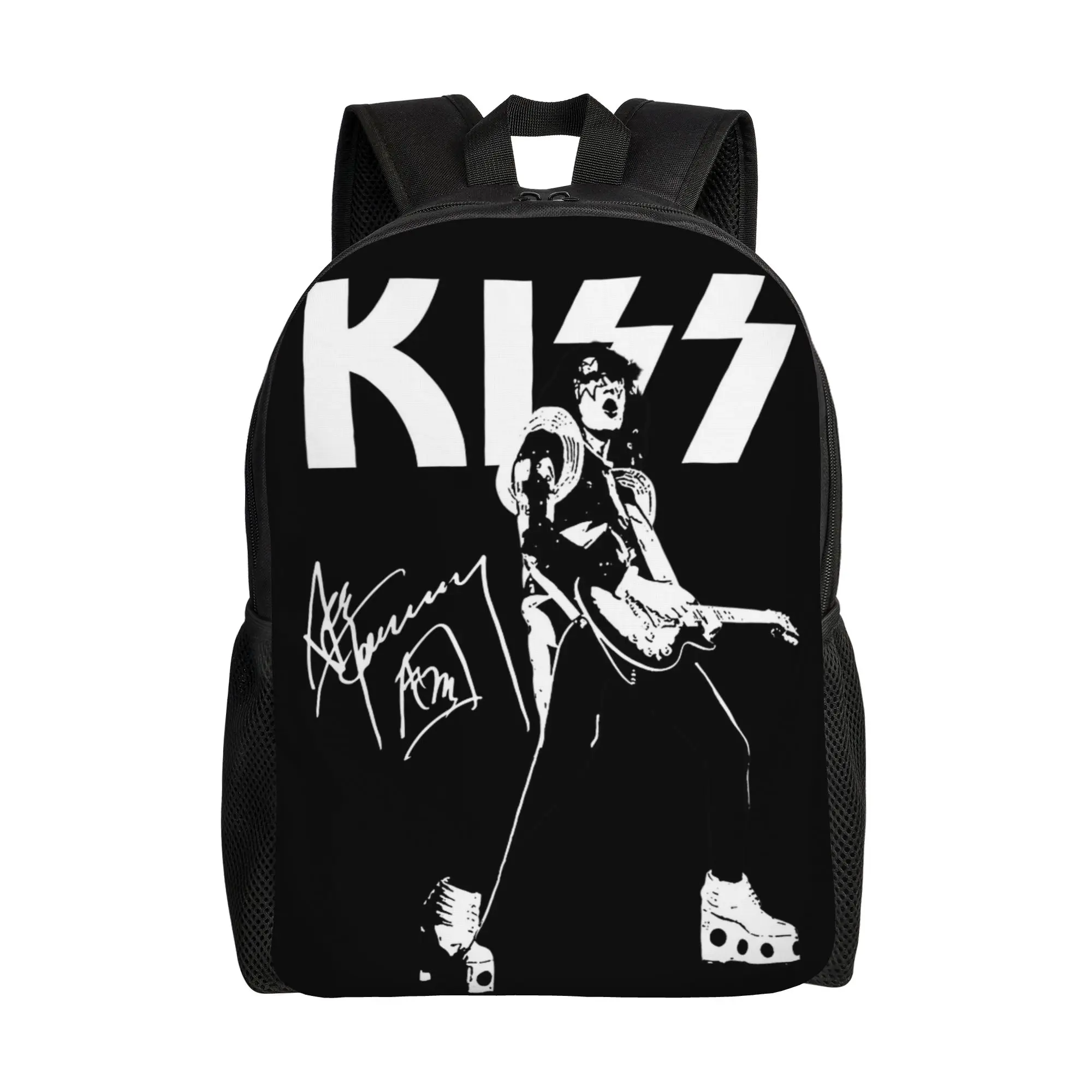 

Рюкзак Ace Frehleys Guitarist 1951-2025, студенческий рюкзак из полиэстера, легкий модный рюкзак для велоспорта, школьный рюкзак