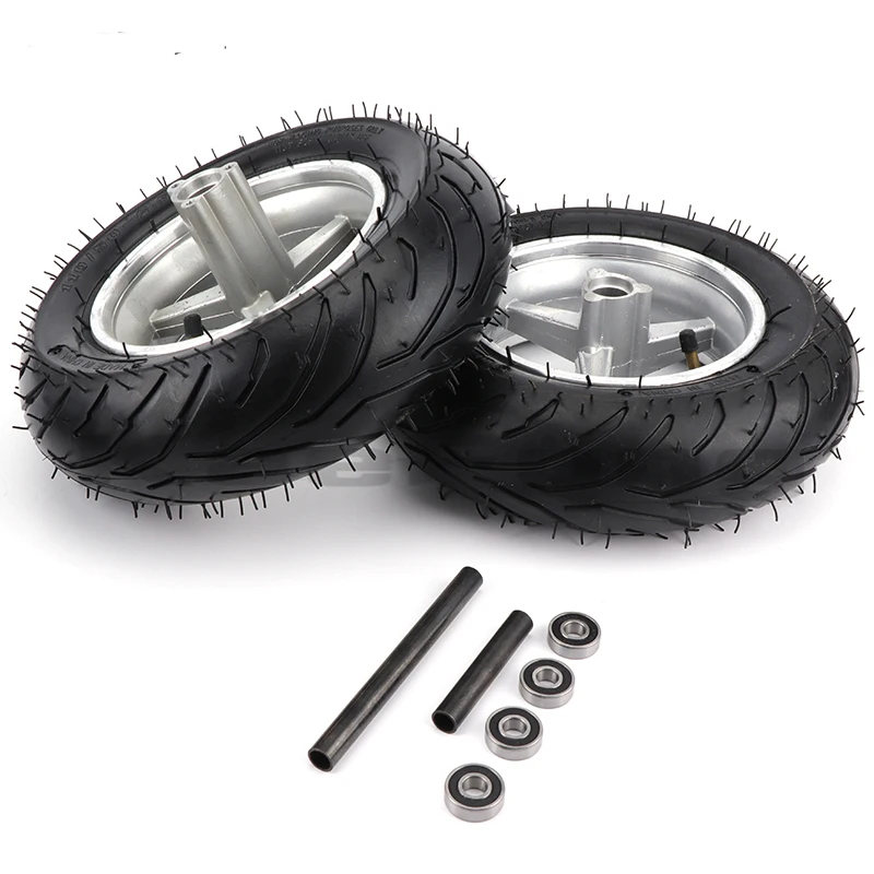 Rear wheel 110/50-6.5 Front wheel 90/65-6.5 for 47cc 49cc mini off-road scooter escooter Moto tire and rim