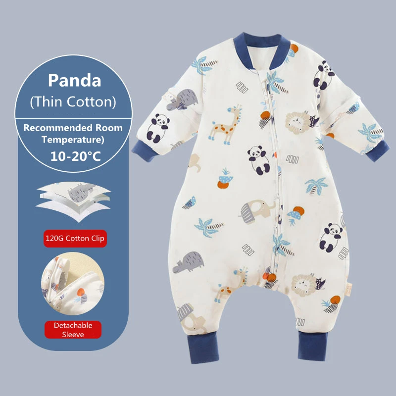 Baby Slaapzak Cartoon Kinderen Pyjama Infantil Spullen Voor Vier Seizoenen Katoenen Peuter Zak Kinderen Nachtkleding Beddengoed Jumpsuit