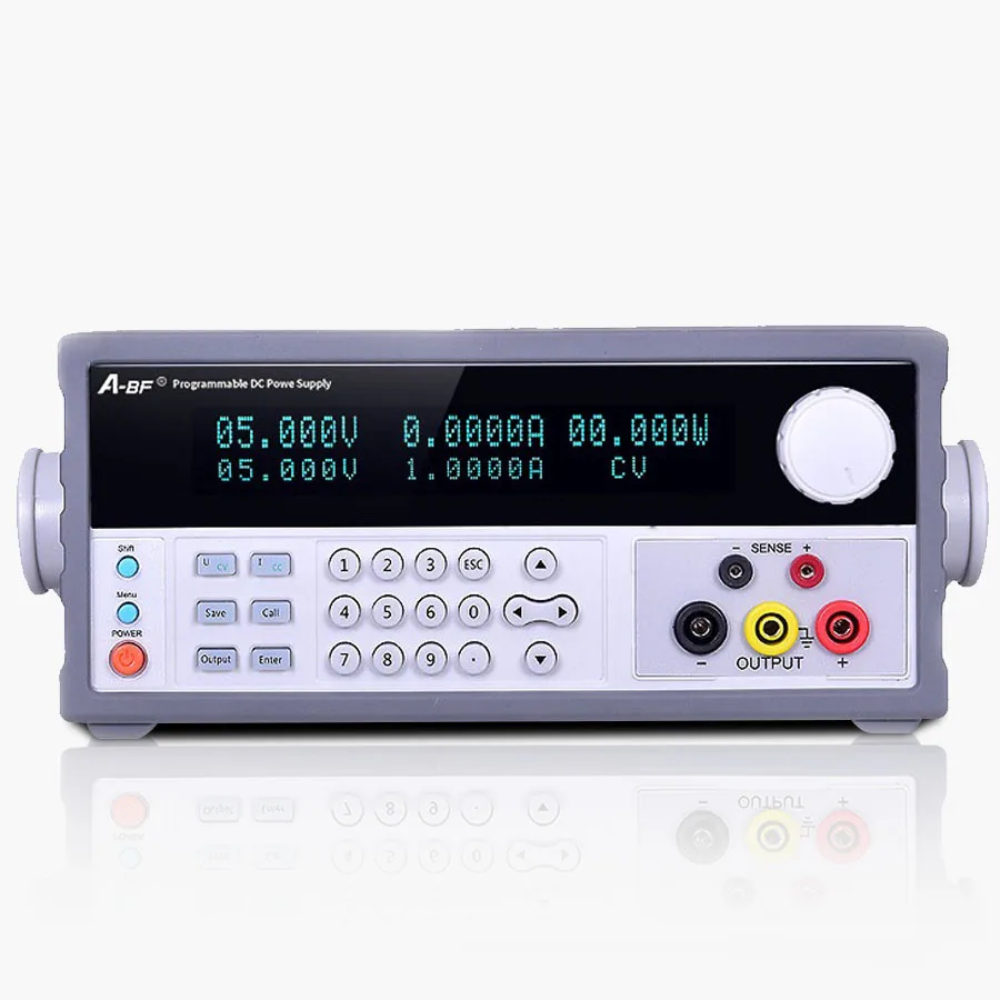 A-BF Fonte de alimentação DC programável, SS-L305SPV + 6-bit VFD Displays, Clear, High Precision, Low Ripple Program