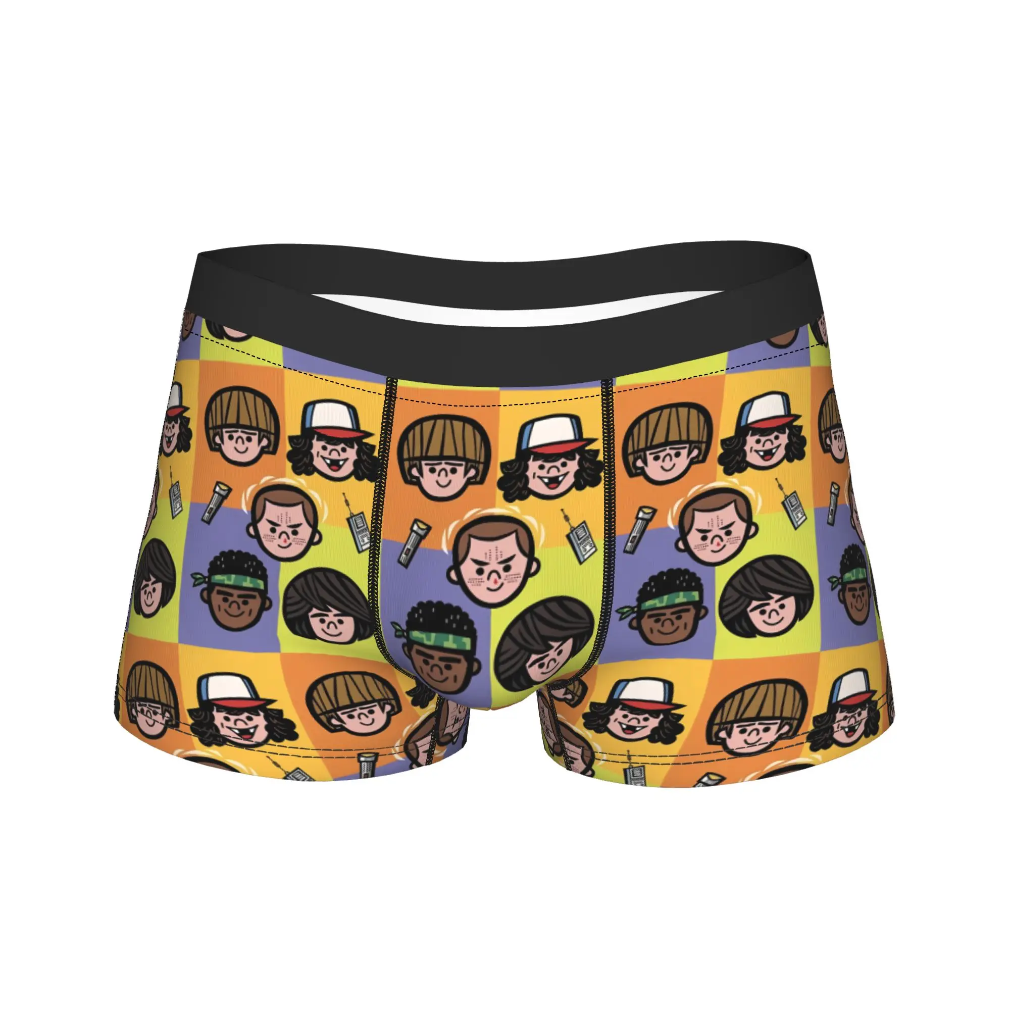 

Stranger Characters Underwear Print Boxershorts Trenky Male Underpants Soft Trend Boxer Brief Gift Idea