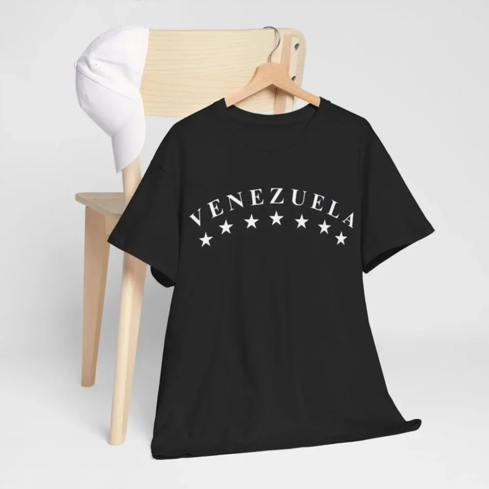 Venezuela High Quality Graphic Women T-Shirt Hasta El Final Shirt Venezuela Libre Men Cotton Shirt 7 Stars Printed T-shirts