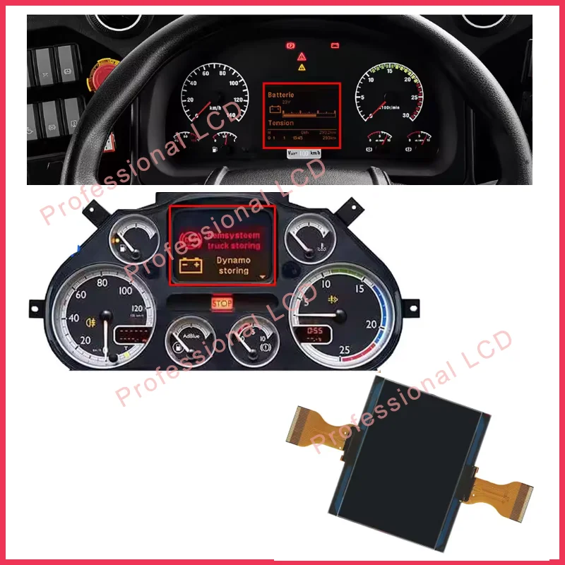 For Temsa MD7 Plus MD9 Display Car Dashboard Instrument Cluster Original LCD For DAF XF/CF/LF 45/55/75/89/95/105 5010595267