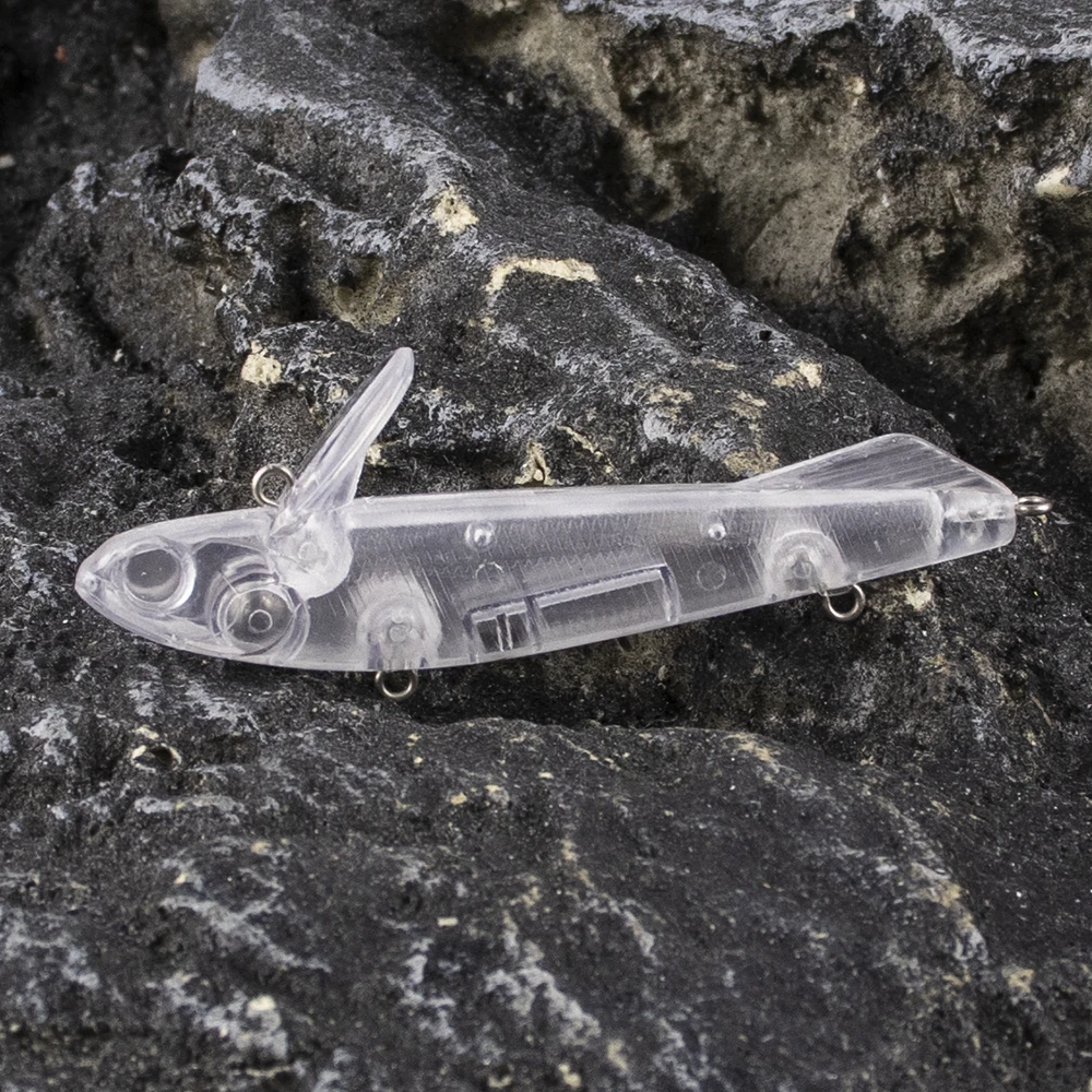 AYWFISH Unpainted Crankbait Fishing Lure 7CM 4G Floating Body Mini Shallow Hard Minnow Lure Small Wobbler Blanks 20PCS / LOT - view 5