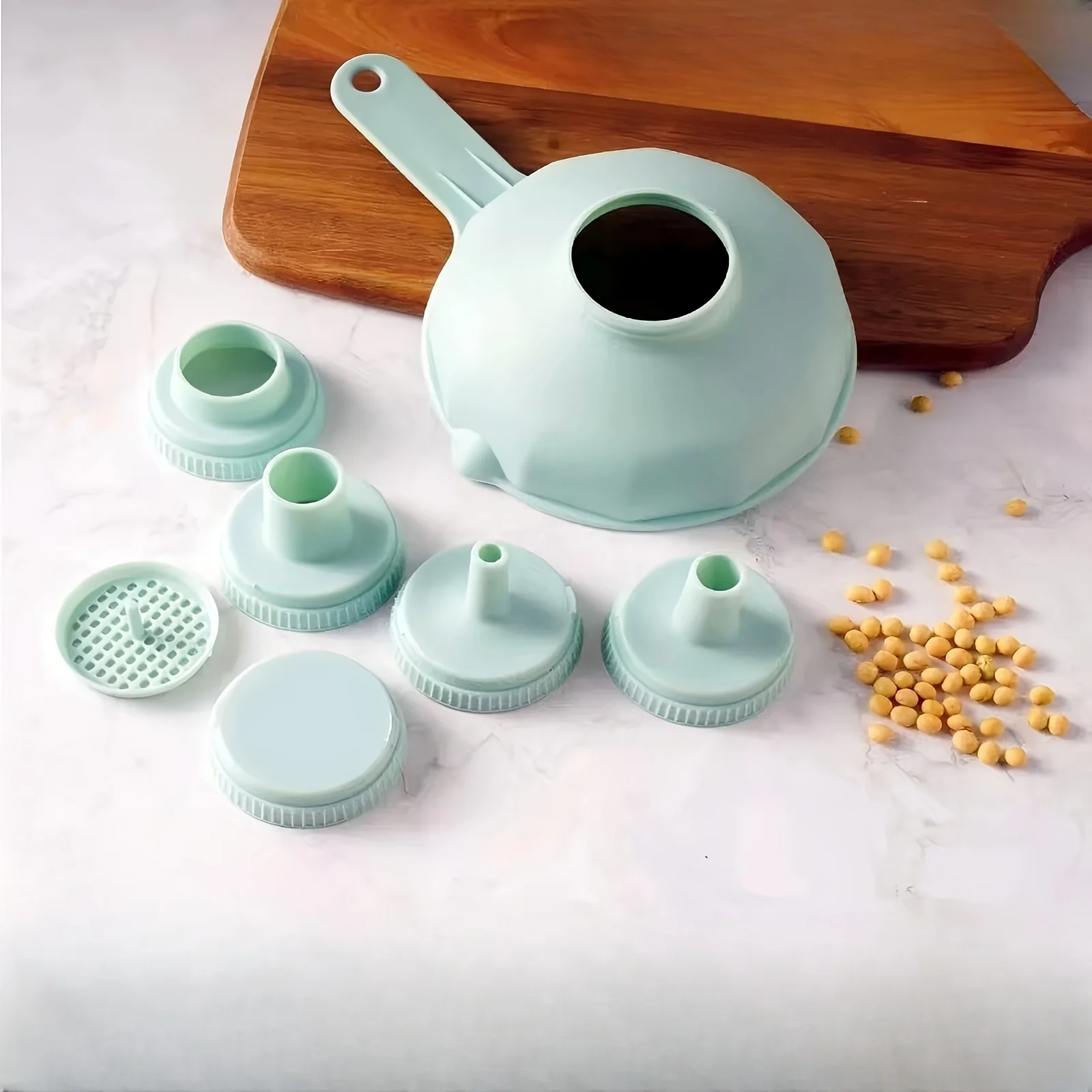 

Кухонная воронка большого диаметра — идеально подходит для приготовления пищи, кемпинга и путешествий, идеально подходит для специй, орехов и мелких предметов