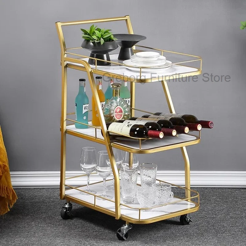 

Beauty Rolling Salon Trolley Medical Barbershop Salon Trolley Cart Equipment Muebles Peluqueria Commercial Furniture ZT50ST