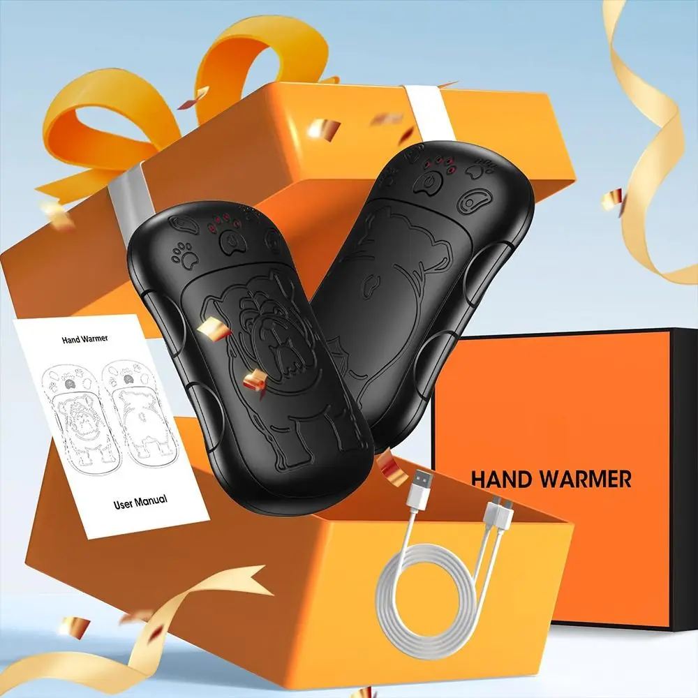 2 Stück wiederaufladbare Handwärmer, stark magnetisch, tragbar, Handwärmer im Taschenformat, längere Heizung, Taschenheizung für heiße Hände
