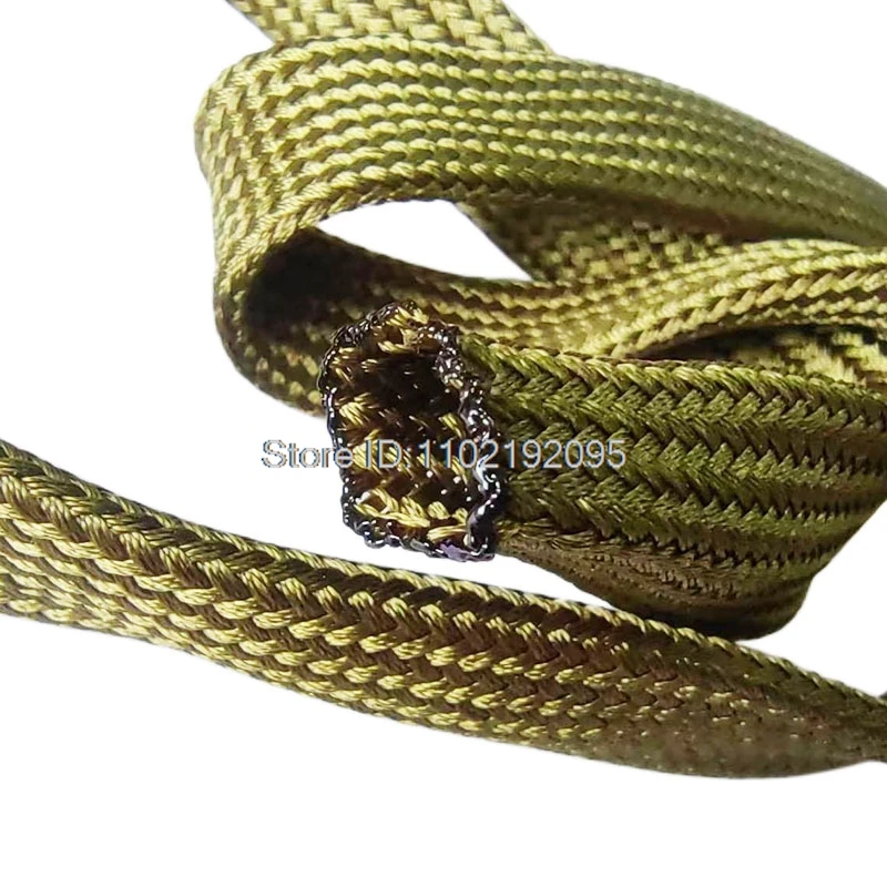 5M soft cotton nylon cable sleeve 4/6/8/10/12 Tight Nylon Braided Insulated Protection Expandable Wire Wrap Wire protection Loom