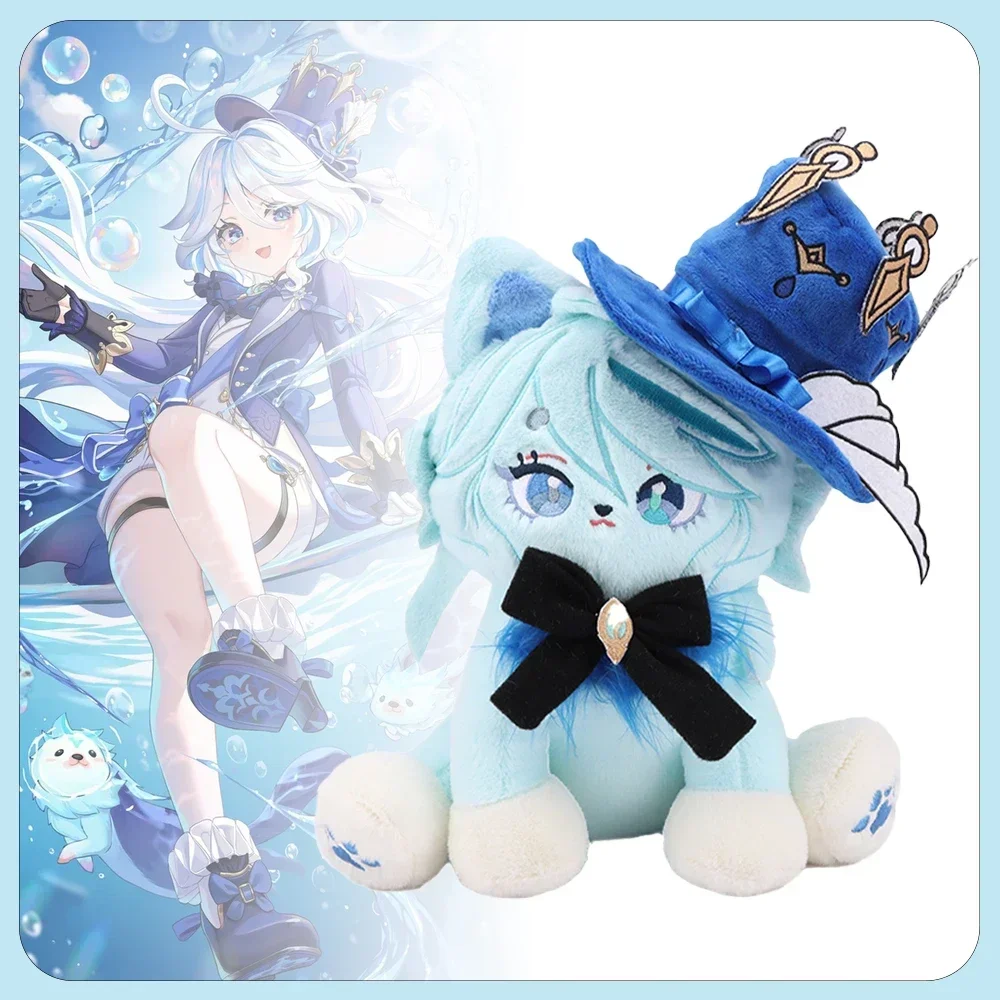 

30 см милые плюшевые игрушки Furina Meow Genshin Impact Game окружающие плюшевые игрушки фильм мягкие игрушки для детей подарок на день рождения