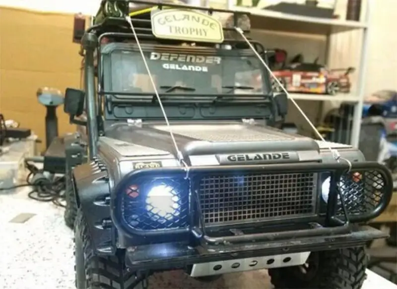 Rcカー用の変更されたスチールロープ,改造された部品,1/10 rcクローラー用,rx4 scx10 d90 1/12 mn90