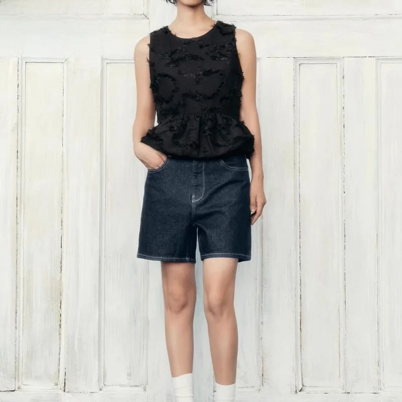 

Faionable Women's Svel ort Skirt Sle round Ne Top New Arrival Autumn 2025 Casual Sle Tee-acetate Str...