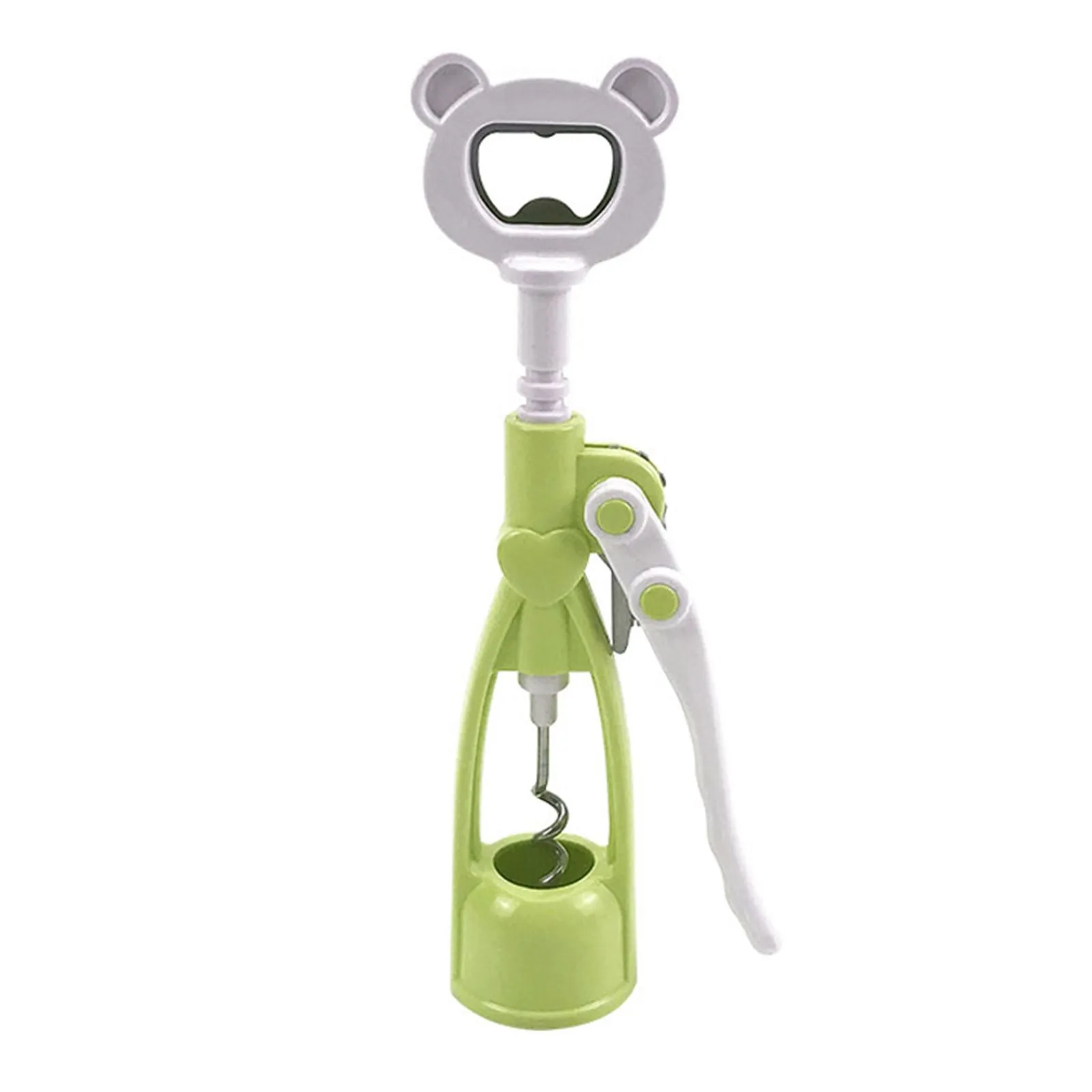Bear Shape Bottle Opener Dual Purpose Kitchen Tool Multifunctional Corkscrew Portable Handheld Gadget Bar Accessory Beer 2026 T1