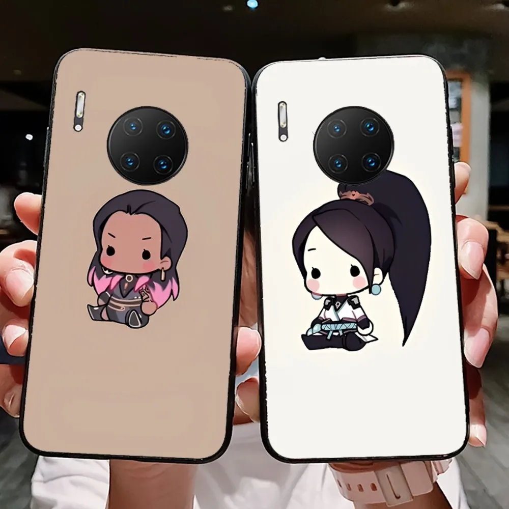 Cute Cartoon Valorant Phone Case For Huawei Mate 10 20 30 40 50 lite pro Nova 3 3i 5 6 SE 7 pro 7SE