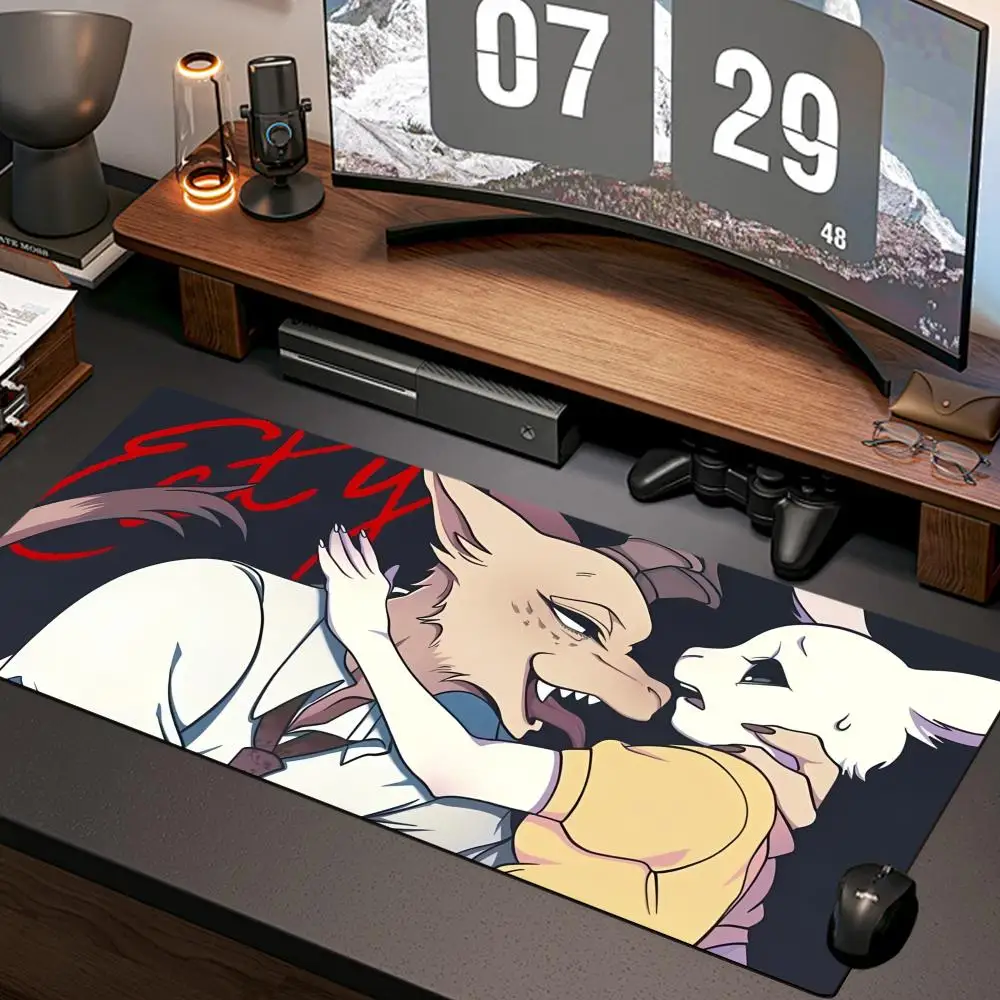 Anime beastar Mouse Pad New Computer Home Mousepad XXL Desk Mats Natural Rubber Office Anti Slip Gaming Accessories pad