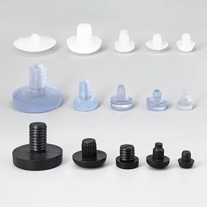 10/20pcs Round PVC Furniture Foot Nail Rubber Glide Nail Office Table Chair Leg Floor Protector Round Sliding Disc Noise Killer - Image 3