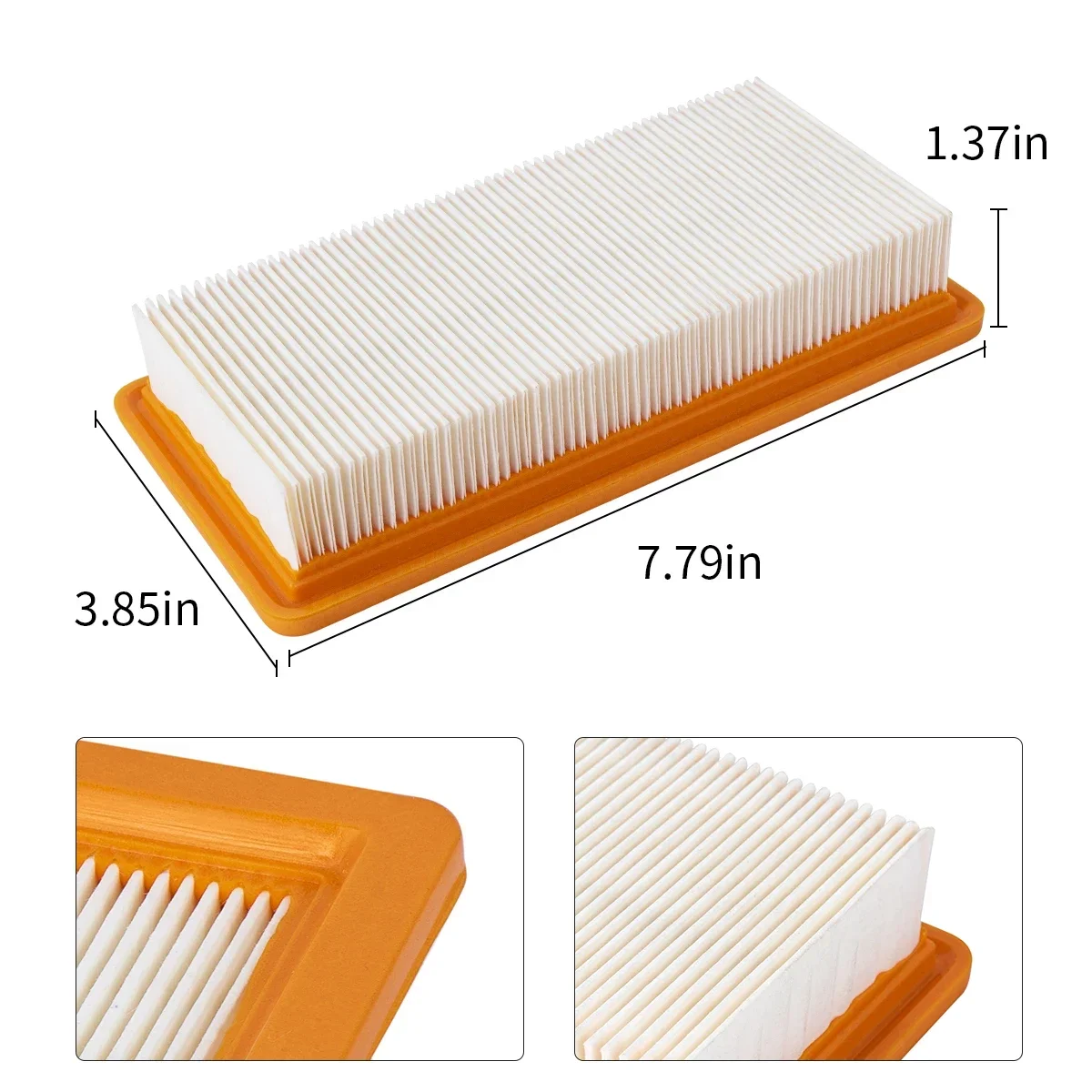 2-6Pcs HEPA Filter for DS5500 DS6000 DS5600 DS5800 Karcher Quality Vacuum Cleaner Parts Karcher 6.414-631.0 HEPA Filters