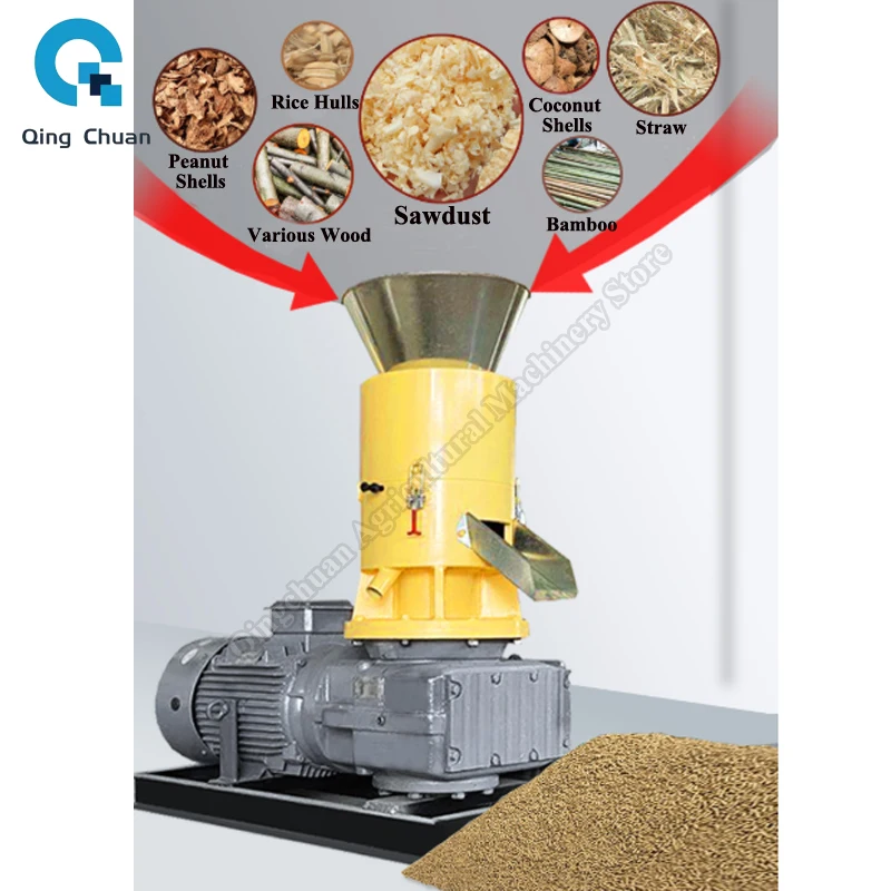 Biomass Granulator Rice Husk Granule Pressing and Forming Equipment Environmental Protection Fireplace Fuel Granulator